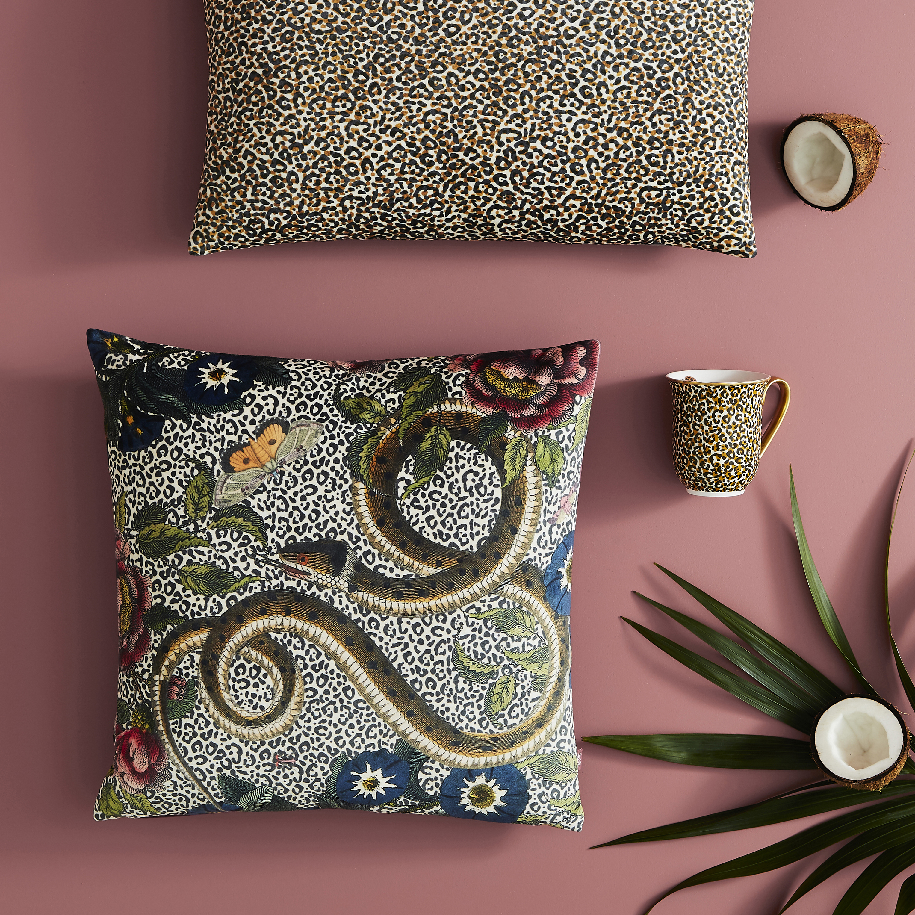 Velvet animal on sale cushions